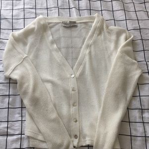 Urban Outfitters knot sweater button up